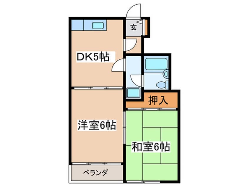 間取図 ラポールヤマミツ