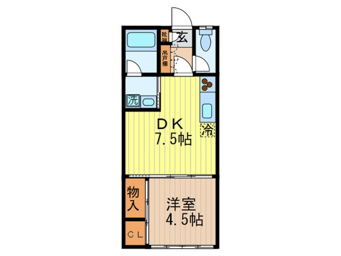 間取り図 クレオンパテラ大森