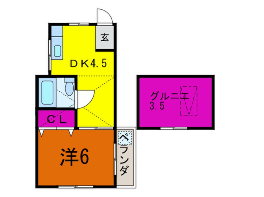 間取図 メゾン山崎