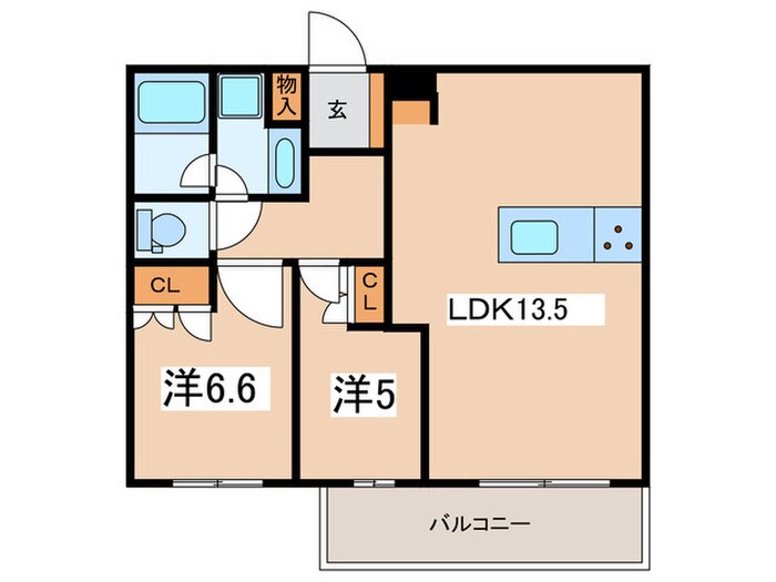 間取り図 CLARITIA YOKOHAMA TAMMACHI