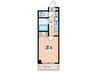 KUO菊名マンション 1Kの間取り