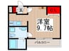 Chambre Hidemi Ⅱ 1Rの間取り
