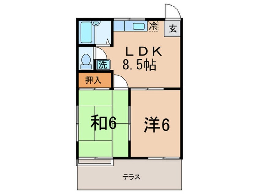 間取図 ハイツセレナ