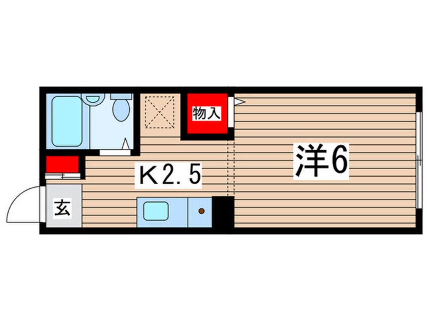 間取図 ユーコーポB