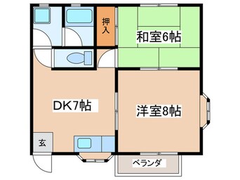 間取図 ハイツイマイ