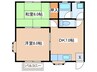 ハイツイマイ 2DKの間取り