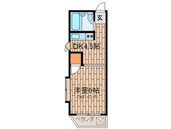 間取図 AMSﾏﾝｼｮﾝ祐天寺