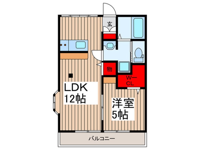 間取り図 オレンジコ－ポ