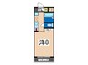 カーサ７０３ 1Rの間取り