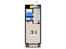 カーサ７０３ 1Rの間取り