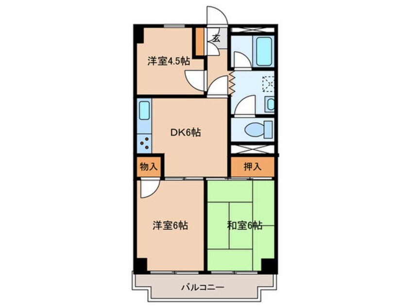 間取図 シャト－サンハイム