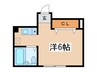 サンコート清水ヶ丘 1Rの間取り