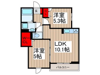 間取図 グラナーデ南花畑