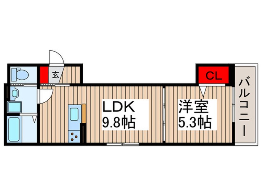 間取図 グラナーデ南花畑