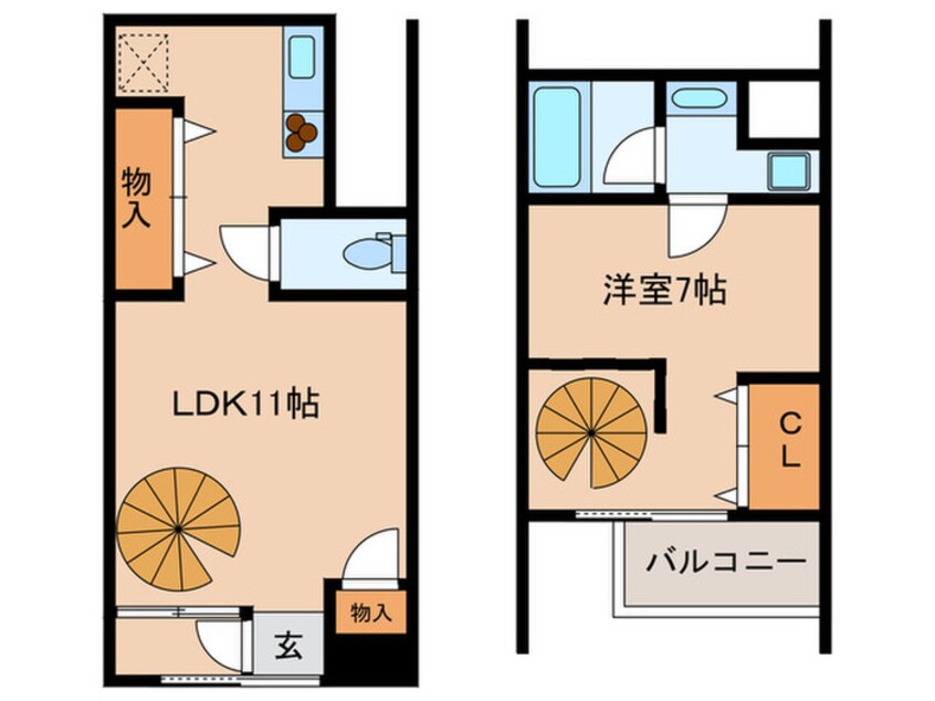 間取図 四谷アパ－トメント