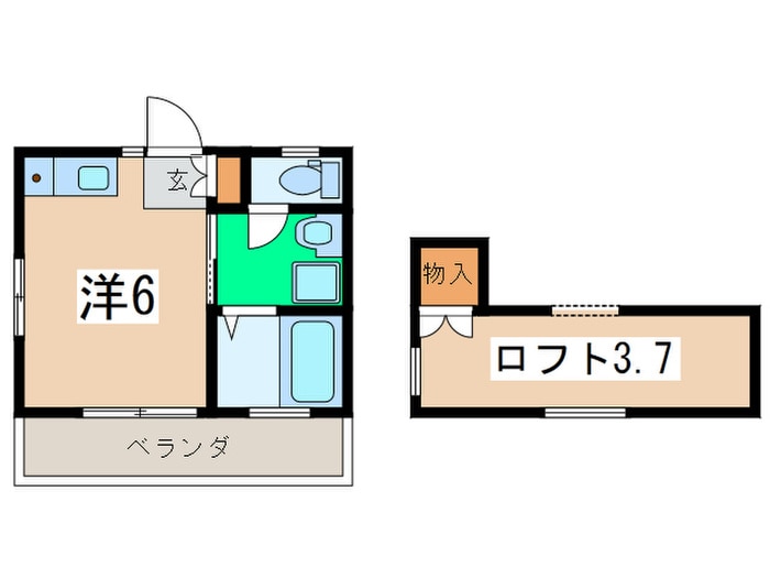 間取り図 司コーポ