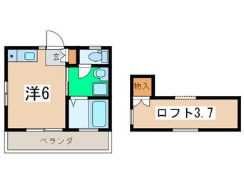 間取図 司コーポ