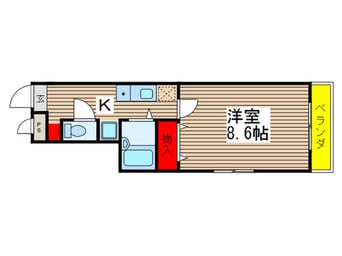 間取図 ミリアビタ実籾Ｂ棟