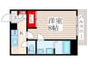 ウェルセフ 1Kの間取り