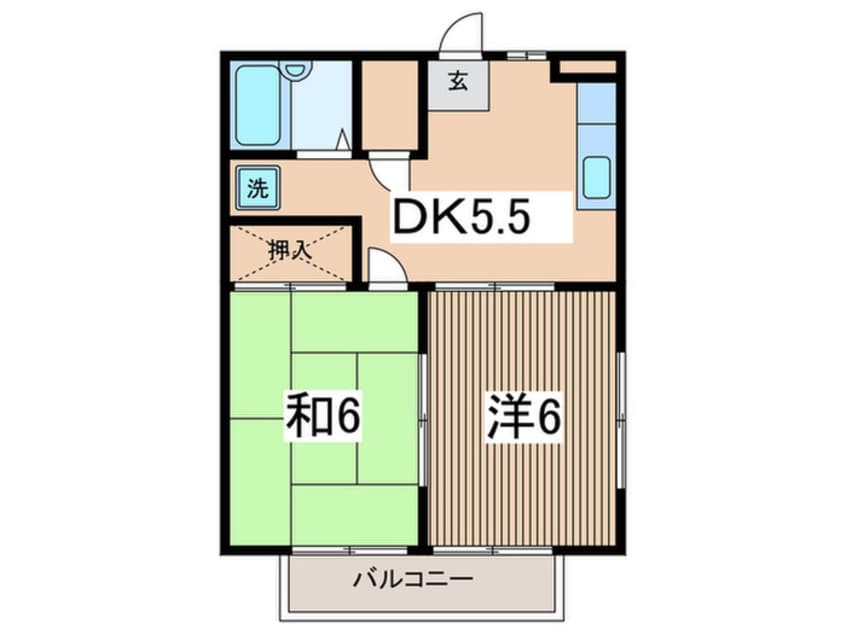 間取図 ボナ－ル A