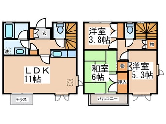 間取図 ガ－デンホ－ムズＥ
