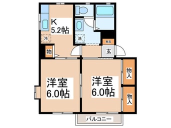 間取図 ファームスクエア一番館　二番館