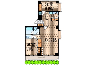 間取図 グランドキャッスル学芸大