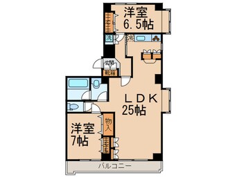 間取図 グランドキャッスル学芸大