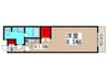 ヴィラアモーリスⅡ 1Kの間取り