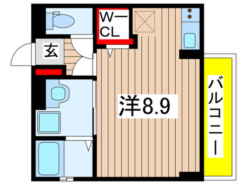 間取図 Amenity亥鼻