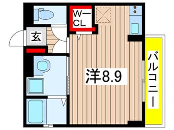 間取図 Amenity亥鼻