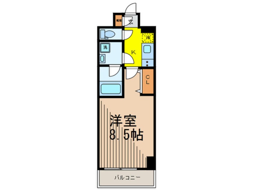 間取図 ｱｰﾊﾞﾈｯｸｽ清澄白河Ⅱ(EAST棟)