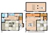 山王4丁目戸建 3Kの間取り