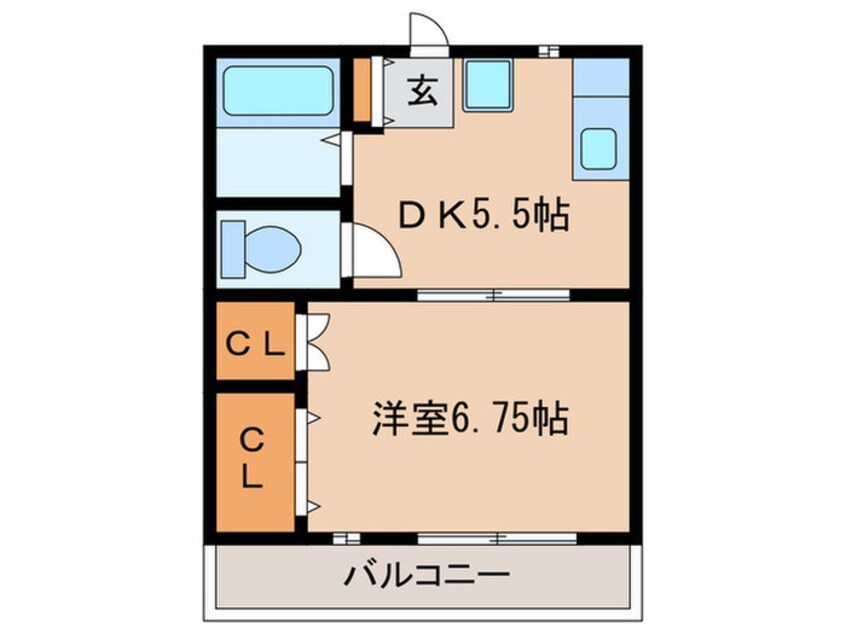 間取図 グリ－ンハイツ