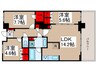 ｲ-ｽﾄｺﾓﾝｽﾞ清澄白河ｾﾝﾄﾗﾙﾀﾜ- 3LDKの間取り