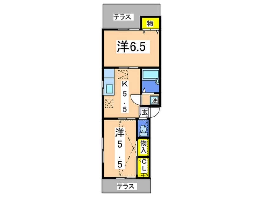 間取図 カ－サソレイユ野比