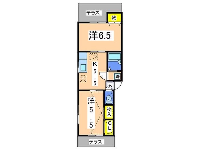 間取り図 カ－サソレイユ野比