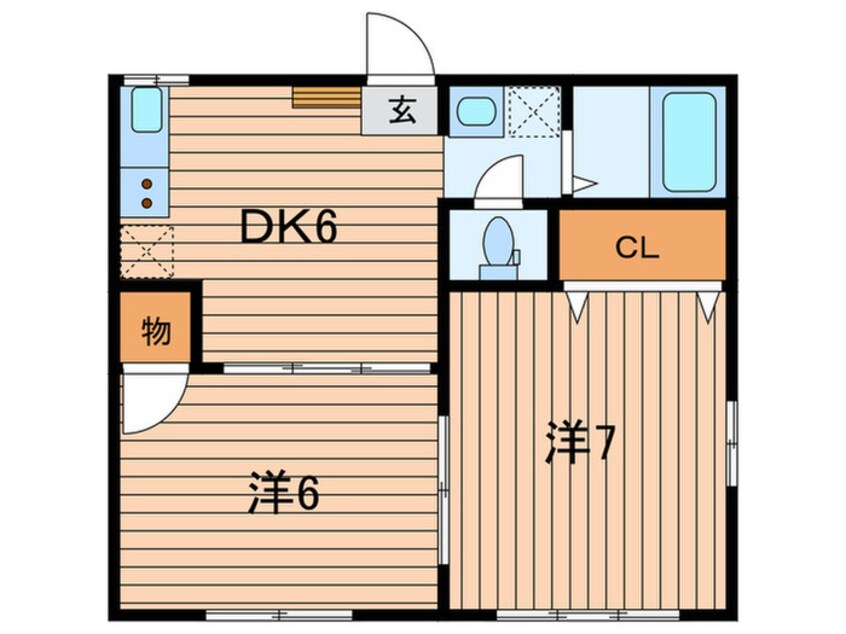 間取図 Ｋｓ　ｈｏｕｓｅ