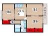 サンハイツ 3DKの間取り