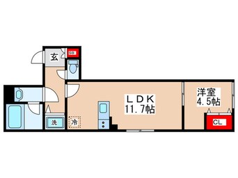 間取図 ウェルスクエアイズム高円寺