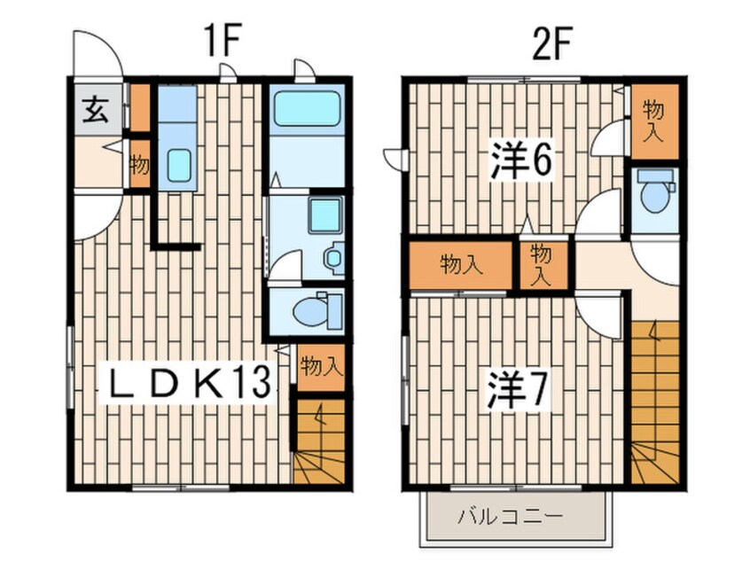 間取図 テラスハウスＫ