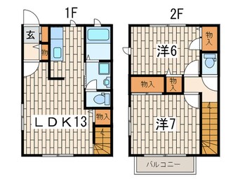 間取図 テラスハウスＫ