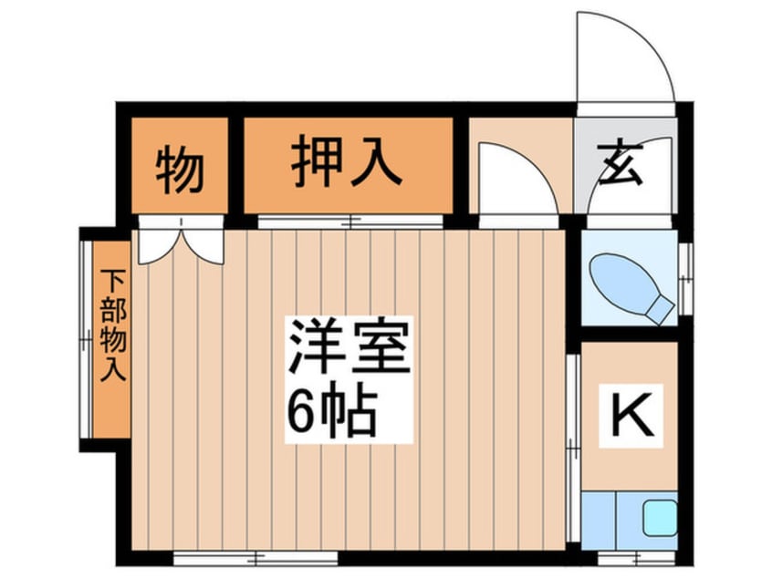 間取図 たま江荘