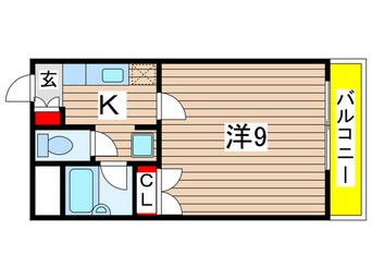 間取図 ベルメゾン松波