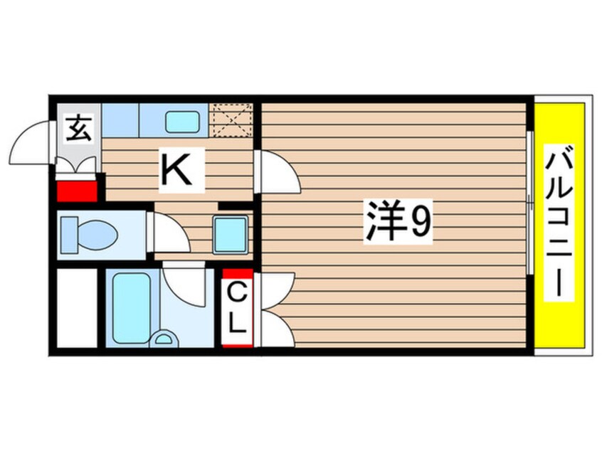 間取図 ベルメゾン松波