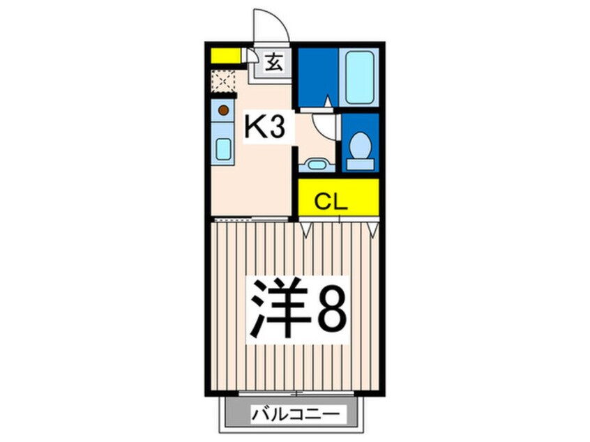 間取図 ソレイユ和田山Ⅱ