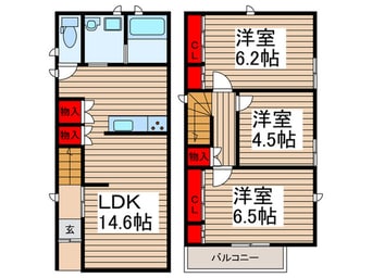 間取図 今羽駅前ドリームハウスＡ棟