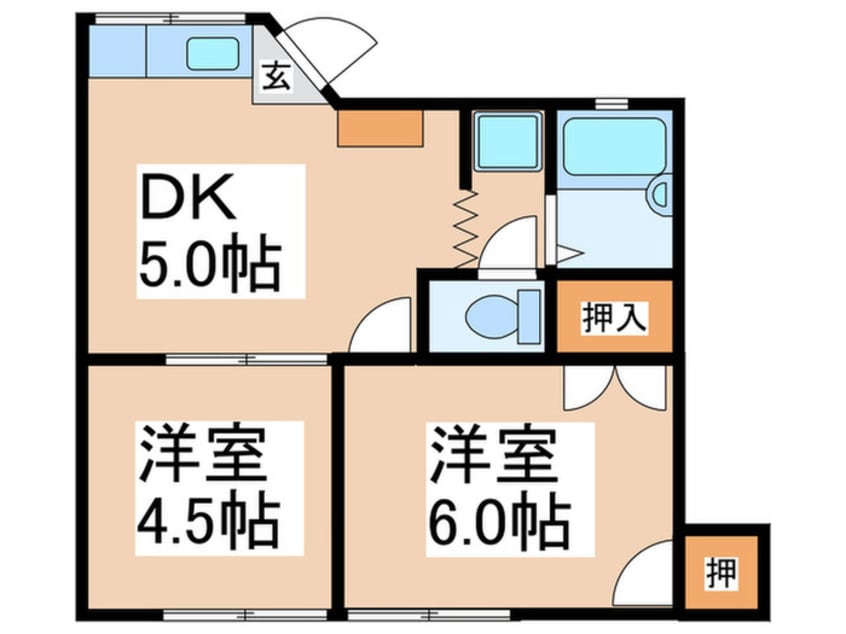 間取図 レジデンス数沢