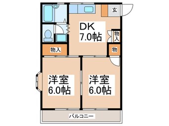 間取図 レジデンス数沢