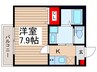 仮）ふじみ野市鶴ケ舞新築AP　5 1Kの間取り